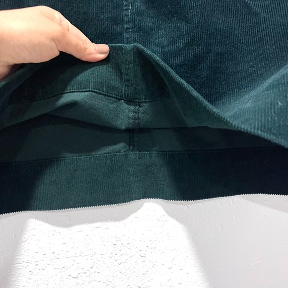 LOFT Deep Green Corduroy Mini Skirt 6 - Picture 7 of 7